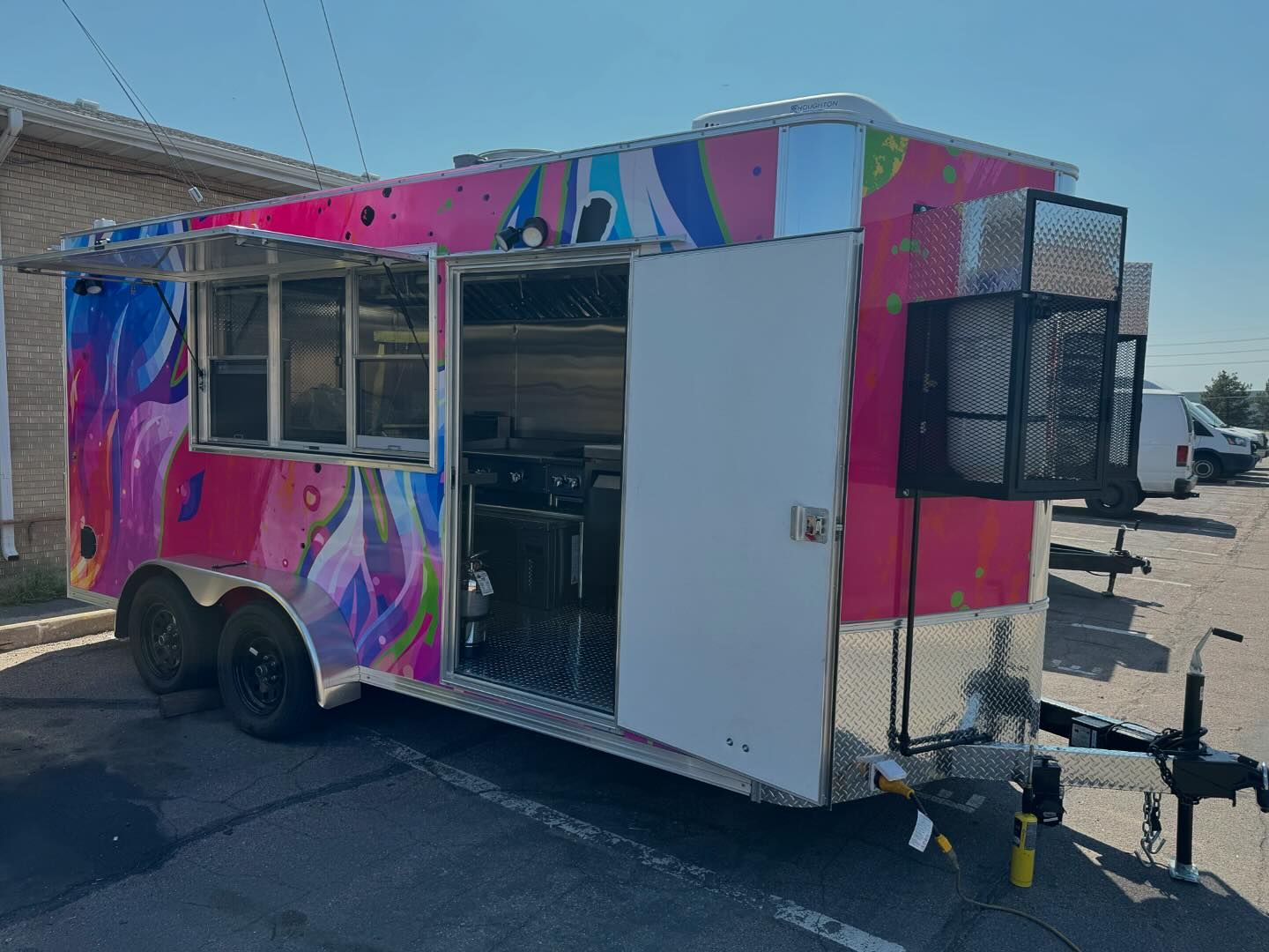 Compact food truck build by Zion Foodtrucks, perfect for taco and street food menus