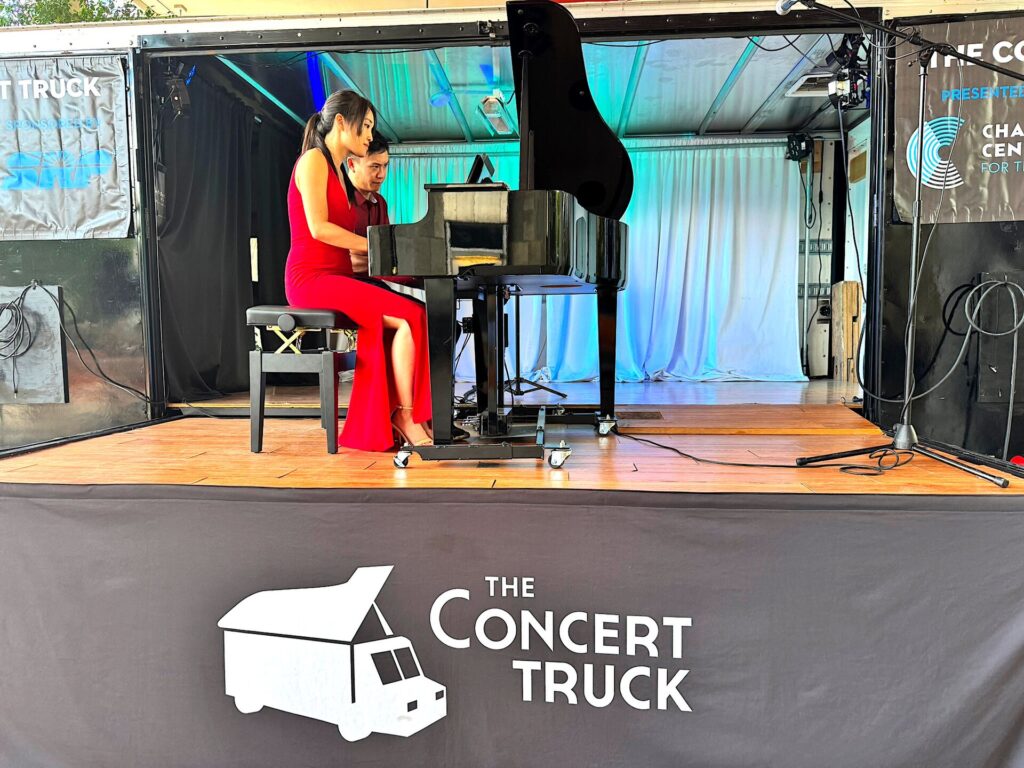 Food truck at Chandler Center for the Arts event, Chandler AZ