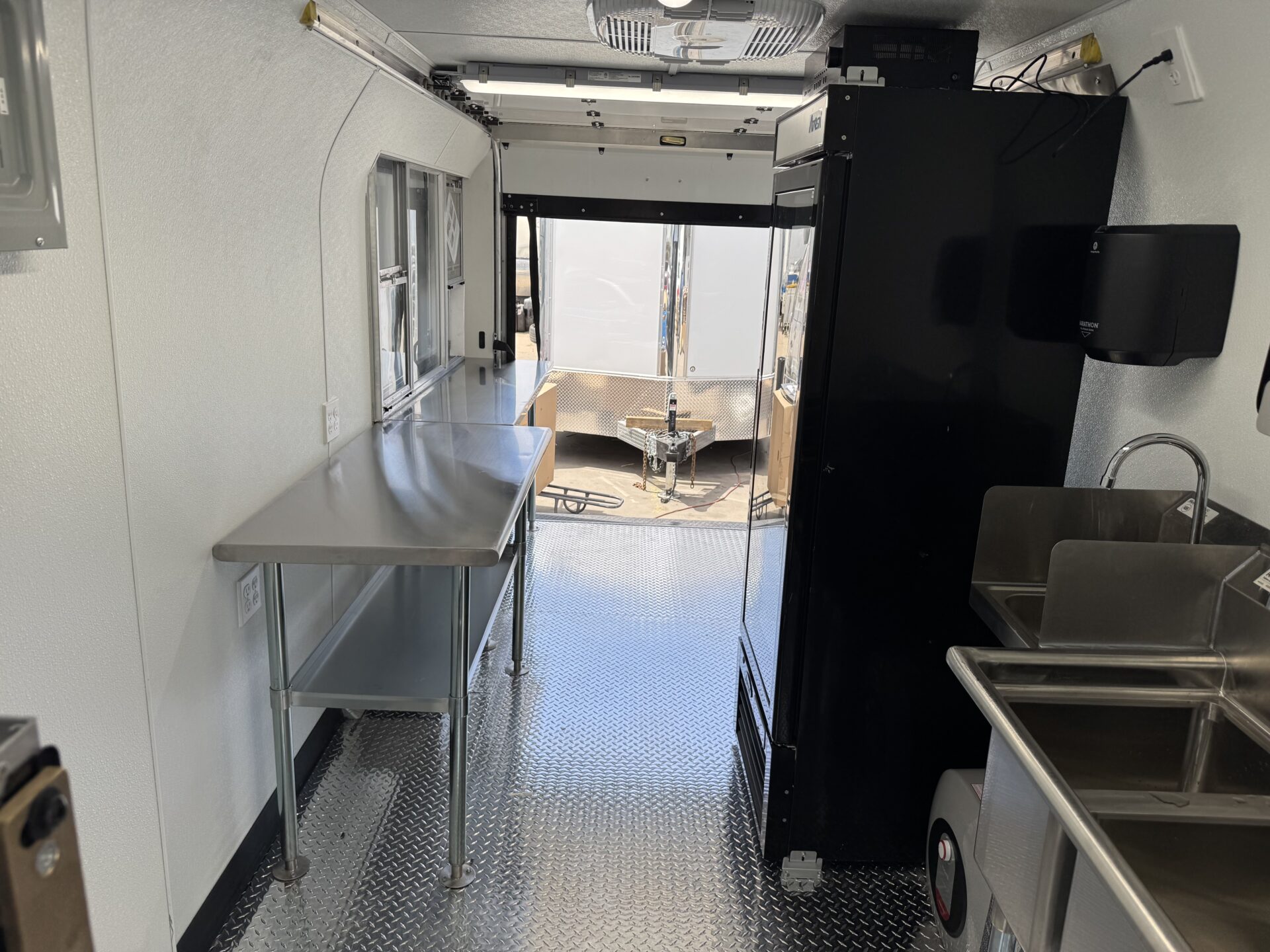 Another custom food truck interior built by Zion Foodtrucks