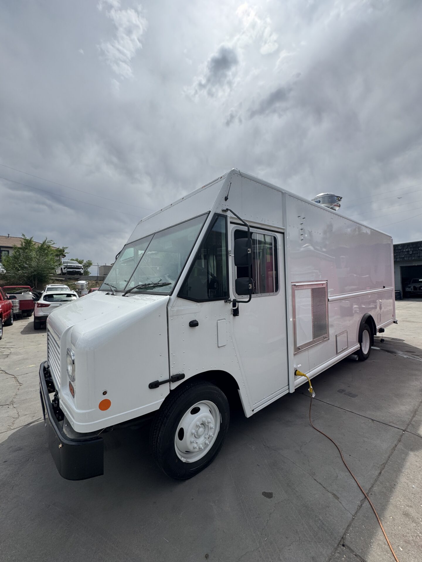 Front view of the 18ft Native American food truck for Wichita, Kansas