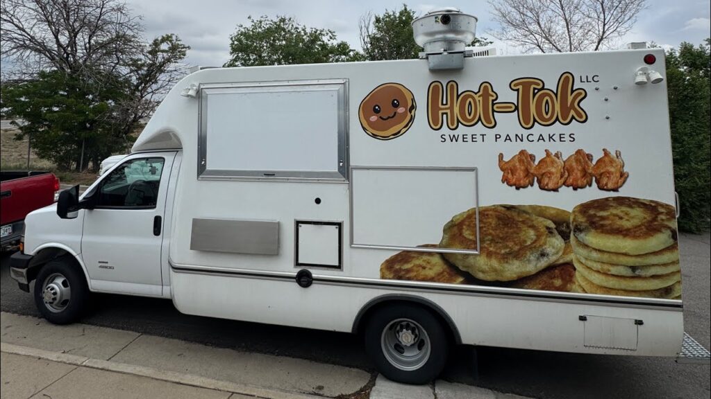 14ft Korean food truck built by Zion Foodtrucks for Hot-Tok in Castle Rock, Colorado