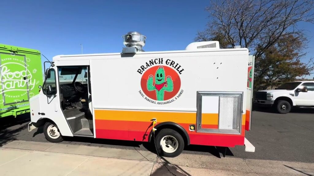Step van food truck used in the Zion winterizing, gas and electrical explainer videos